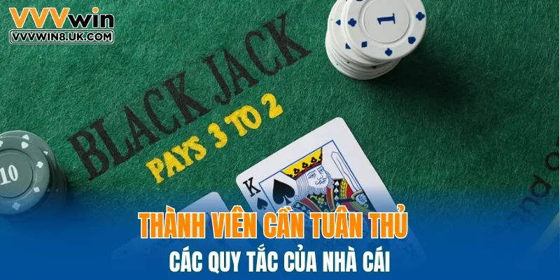 Thành viên cần tuân thủ các quy tắc của nhà cái